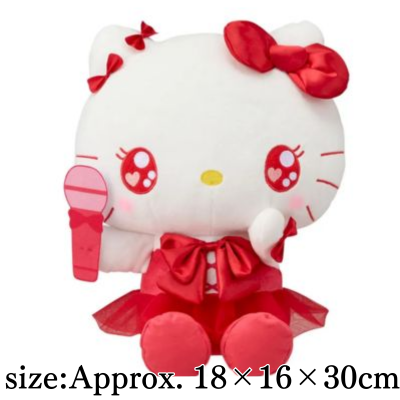 【Get with Recharge】Yurukawa Sanrio Characters L Plush – Hello Kitty – Stand Up Dream!  🇰🇷 한국어※Target Item・Box Damage