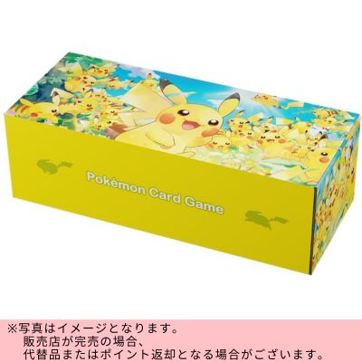 Pokémon Trading Card Game Long Card Box – Pikachu Gathering　　※Shipped at a later date / Delivery date & time cannot be specified