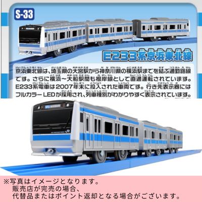 TAKARA TOMY Plarail S-33 E233 Series Keihin-Tohoku Line Train　※Shipped at a later date / Delivery date & time cannot be specified
