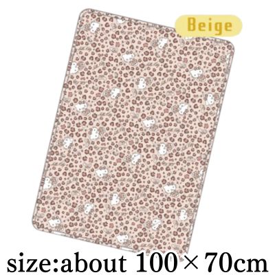 【Beige】Hello Kitty Quilt Mat (Cool Touch)