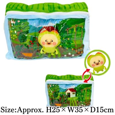 【Sumomonouchi】Kobitozukan Cushion with Mascot