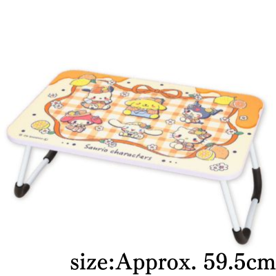 【Get with Recharge】Sanrio Characters Hopping Tea Time Folding Table※Target Item・Box Damage