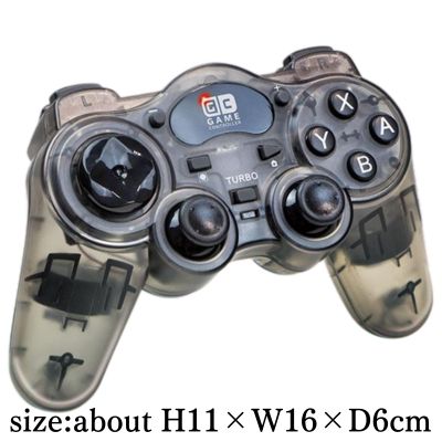 [Clear Black] Bluetooth Game Controller for Switch (Clear 6)