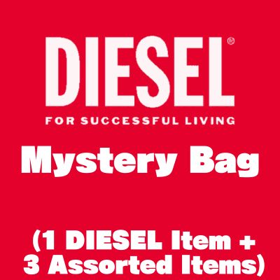  [Limited Edition] 4-Piece Lucky Bag: Includes 1 Guaranteed DIESEL Item