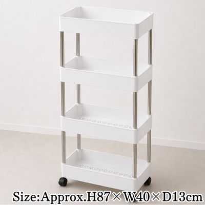 4-Tier Cart with Casters