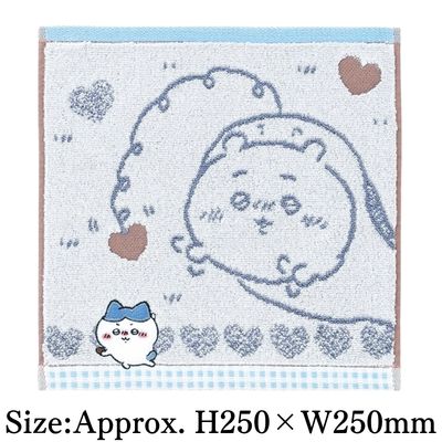 [Choco-Blue] Chiikawa Towel Handkerchief
