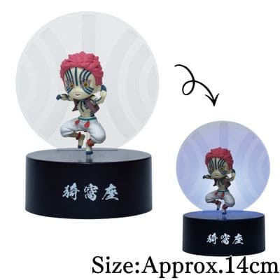 【A: Akaza】Demon Slayer: Kimetsu no Yaiba “Puchitto Akari” Light-up Mascot ~Akaza & Doma~