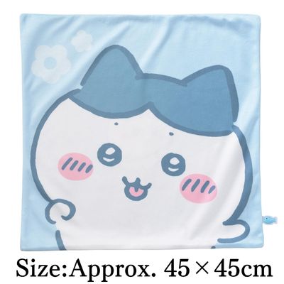 ◇★Early-Month Exclusive★ [Hachiware/Flower] Chiikawa Cushion Cover *Direct shipment; delivery date/time cannot be specified