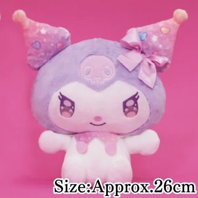 【Kuromi】My Melody & Kuromi Uru-Uru Ribbon Doll BIG Plush