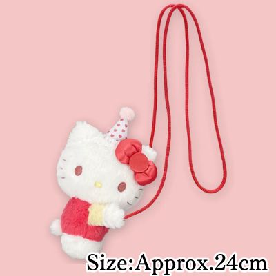 【Hello Kitty】Monchhichi × Hello Kitty Hugging Shoulder Pouch