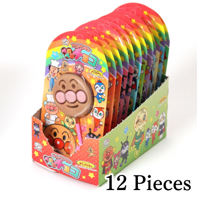 ◇＜1 BOX＞Fujiya Anpanman Lollipop Chocolates　 *Direct shipment; delivery date/time cannot be specified