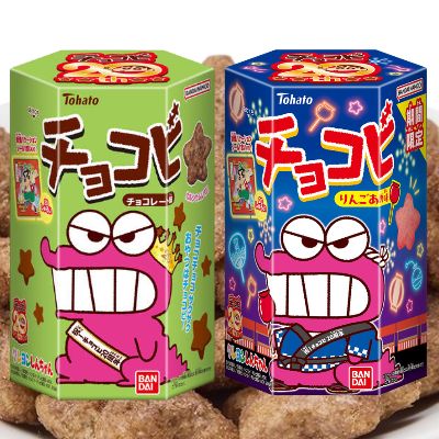 ■ Chocobi – Chocolate & Candy Apple Flavor – [Earliest Expiration Date: 2027/02/24] *Won as a prize from a drop-style game