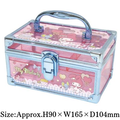 [My Melody] Sanrio Glitter-Holo Vanity Case