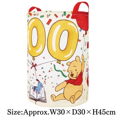 【Balloon】Winnie the Pooh 100th Anniversary Large Round Storage Basket