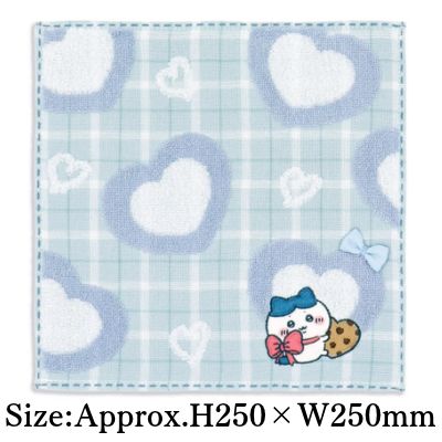 [Blue] Chiikawa Towel Handkerchief – Chocolate & Cookies –