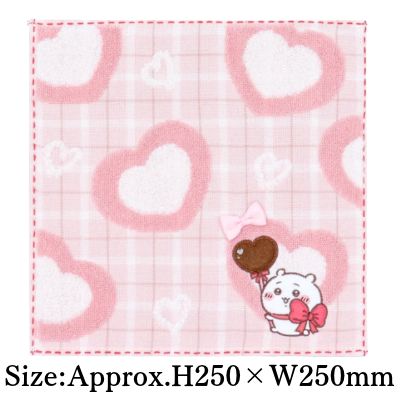 [Pink] Chiikawa Towel Handkerchief – Chocolate & Cookies –
