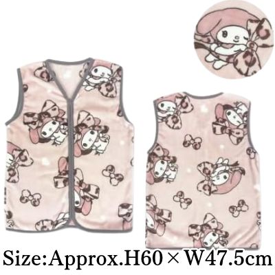 ◇★Early-Month Exclusive★ [My Melody] Sanrio Junior Flannel Sleeper *Direct shipment; delivery date/time cannot be specified