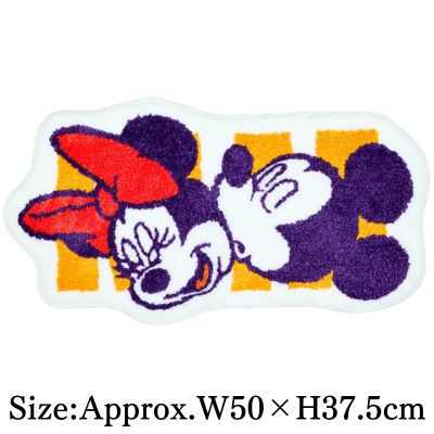 【MM】Mickey Mouse & Minnie Mouse Friends Die-Cut Tufted Mat