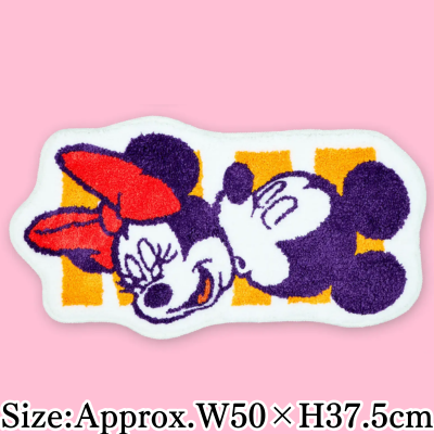 【MM】Mickey Mouse & Minnie Mouse Friends Die-Cut Tufted Mat