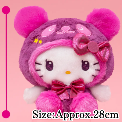 【Purple】Panda Hello Kitty Vivid Panda BIG Plush
