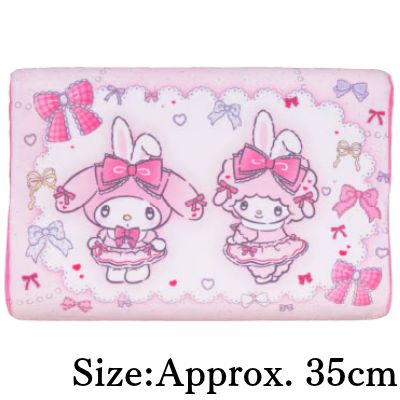 【My Melody・My Sweet Piano】Sanrio Characters Heart-Pounding Ribbon Rabbit Memory Foam Pillow