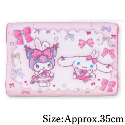 【Kuromi・Cinnamoroll】Sanrio Characters Heart-Pounding Ribbon Rabbit Memory Foam Pillow