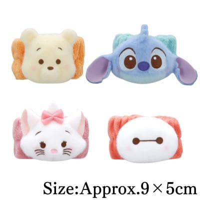 ■Disney Characters Milky Boa Absorbent Wristbands　*Won as a drop-style prize