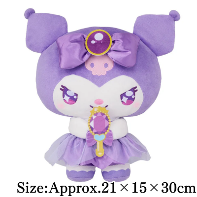 Yurukawa Sanrio Characters L Plush -Kuromi- Sparkling ✦ Magical