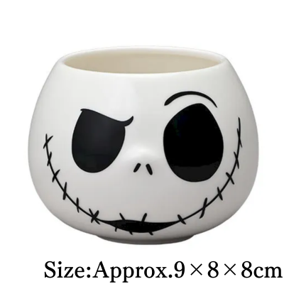 【B: Smirking】Tim Burton's The Nightmare Before Christmas Platinum Goods Tea Cup
