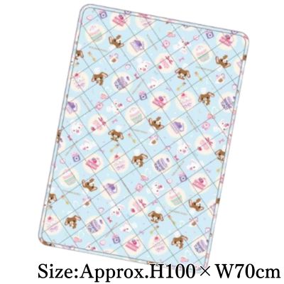【Blue】Sugarbunnies Quilted Mat